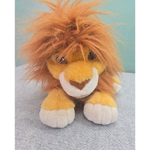 Disney | Toys | Rare Vintage 993 Disney Lion King Roaring Simba Plushy ...
